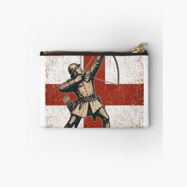 Item preview, Agincourt 1415 - Vintage English Longbow Archer St George's Cross Heritage Design designed and sold by bumbledown.