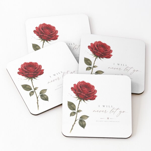 Item preview, I Will Never Let Go Rose Floral Art  designed and sold by MissDJLI.