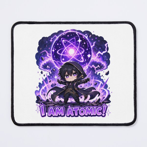 Item preview, Chibi Shadow Mage – Atomic Purple Energy Fantasy Art designed and sold by MugenAnime.