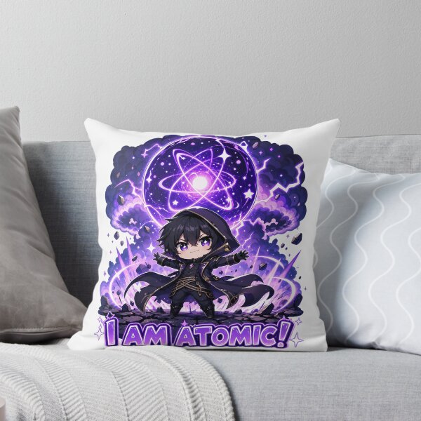 Item preview, Chibi Shadow Mage – Atomic Purple Energy Fantasy Art designed and sold by MugenAnime.