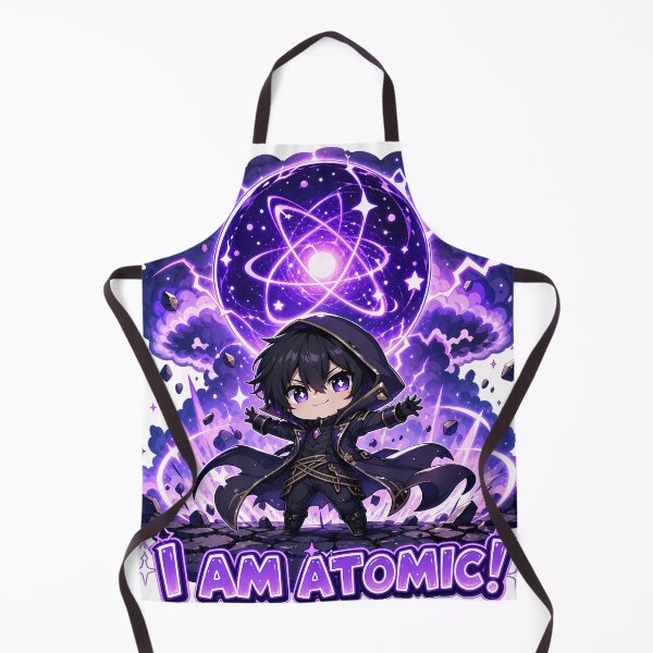 Item preview, Chibi Shadow Mage – Atomic Purple Energy Fantasy Art designed and sold by MugenAnime.