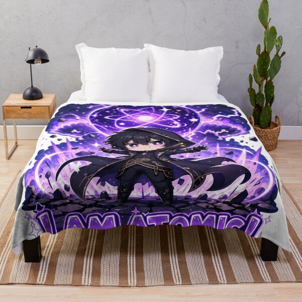 Item preview, Chibi Shadow Mage – Atomic Purple Energy Fantasy Art designed and sold by MugenAnime.