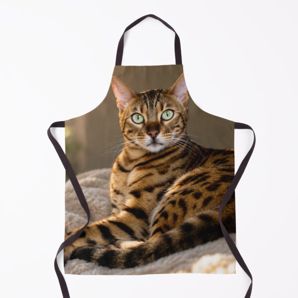 Item preview, Bengal cat with green eyes designed and sold by Kimberly Palmer.