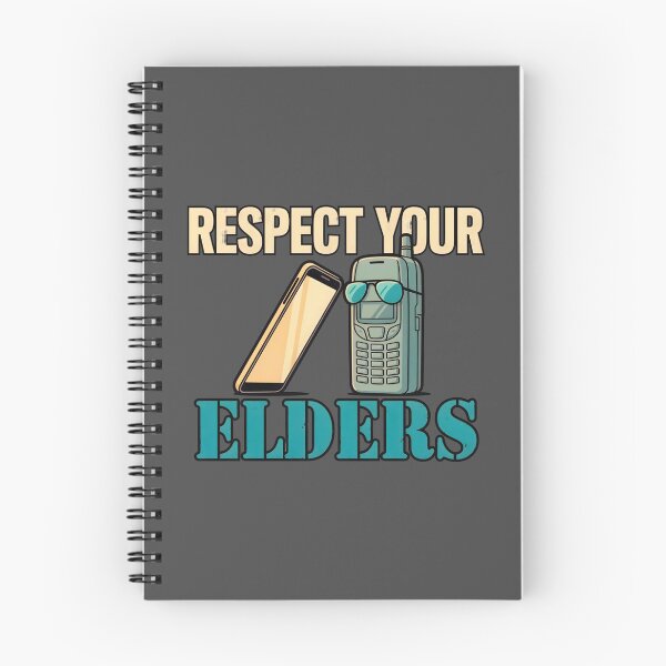Item preview, Funny Technology Humor Vintage Old Phone Respect Your Elders Design designed and sold by Zayavca.