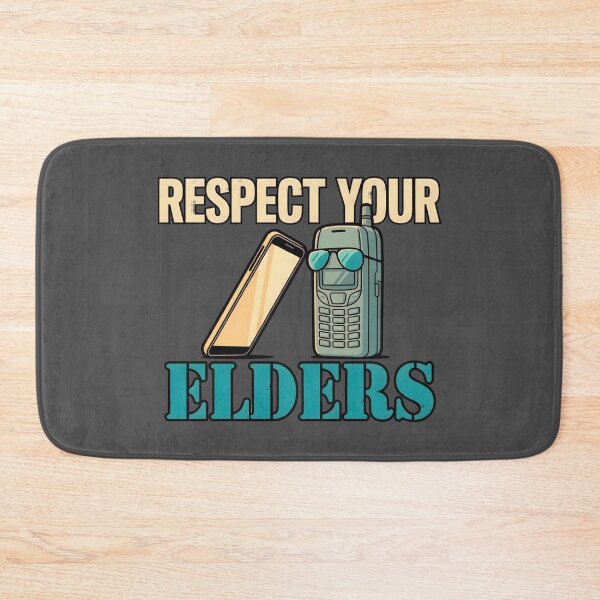Item preview, Funny Technology Humor Vintage Old Phone Respect Your Elders Design designed and sold by Zayavca.