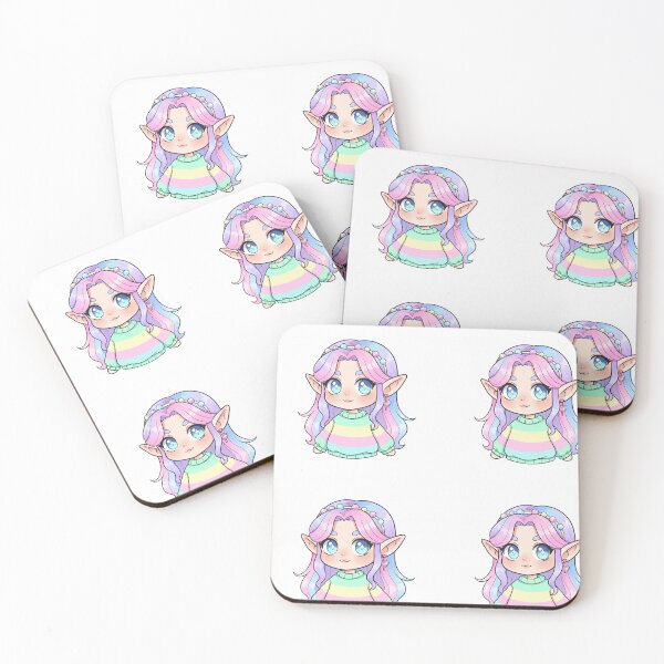 Item preview, Cute Pastel Pastel Elf Chibi Girl designed and sold by KaleChub.