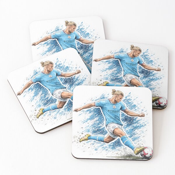 Item preview, Erling Haaland Football Sticker designed and sold by ucpstudio.