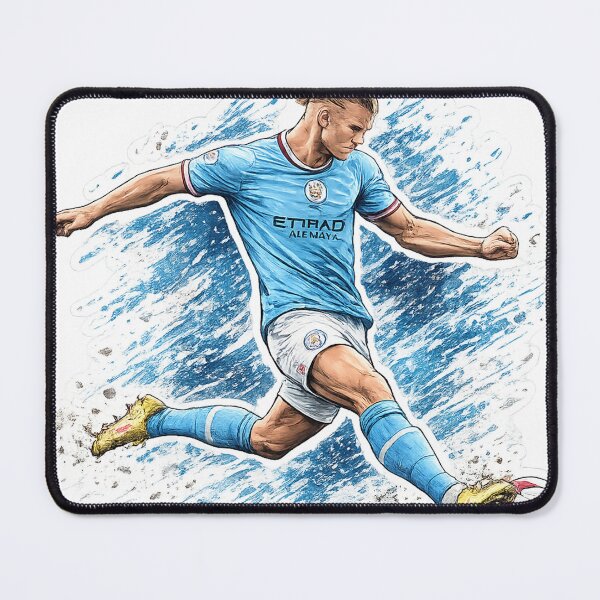 Item preview, Erling Haaland Football Sticker designed and sold by ucpstudio.