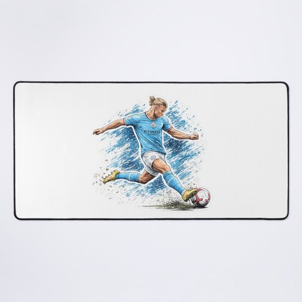 Item preview, Erling Haaland Football Sticker designed and sold by ucpstudio.