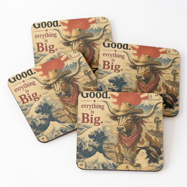 Item preview, Texas is good. Everything is Big. Japanese ukiyoe bijin Edition designed and sold by SamuraiJAP.