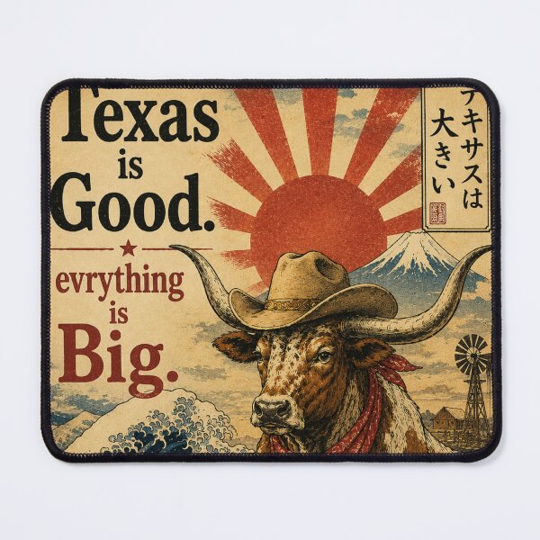 Item preview, Texas is good. Everything is Big. Japanese ukiyoe bijin Edition designed and sold by SamuraiJAP.