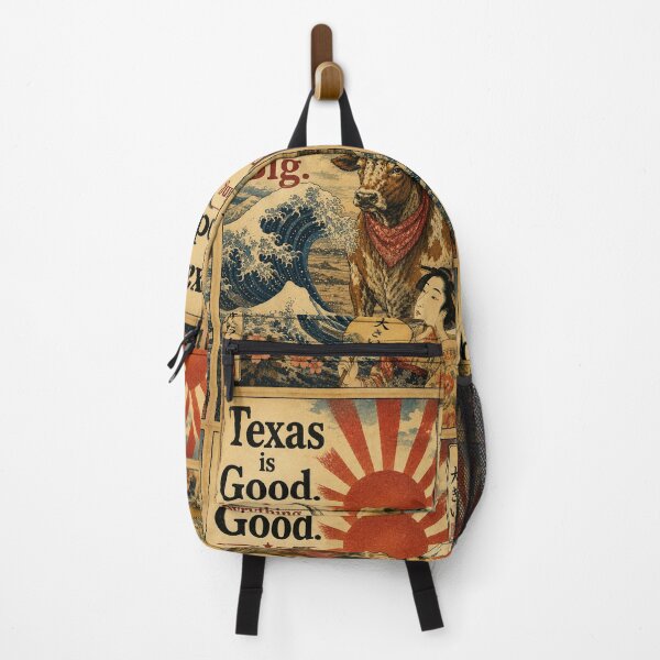 Artikelvorschau, Texas ist toll. Alles ist riesig. Japanische Ukiyo-e-Bijin-Edition entworfen und verkauft von SamuraiJAP.
