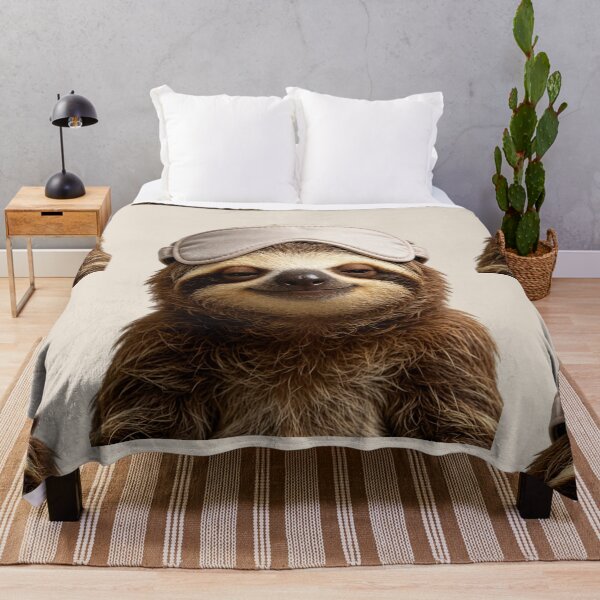 Item preview, Cute Sleepy Sloth Portrait designed and sold by BagFactoryUK.