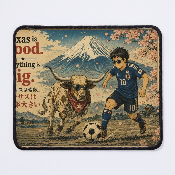 Item preview, Texas is good. Everything is Big. Japan football Edition designed and sold by SamuraiJAP.