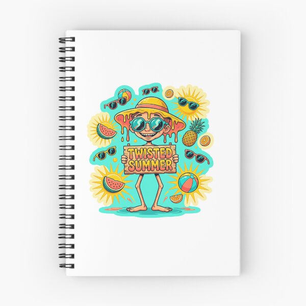 Item preview, Twisted Summer Funny Cartoon Sticker designed and sold by Imaginarium of Chaos falcon88 .