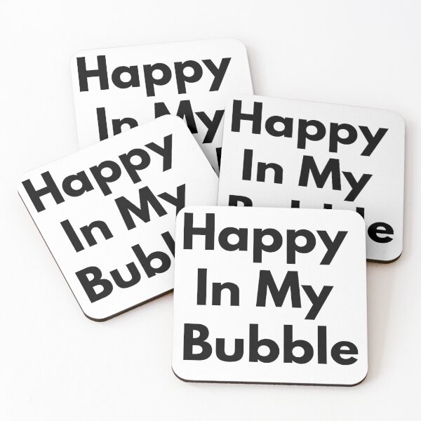 Item preview, Happy In My Bubble Cute Aesthetic Social Anxiety Gift Tee designed and sold by FarazDesign110.