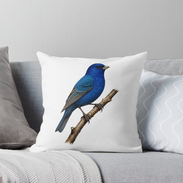Item preview, Indigo Bunting Blue Songbird designed and sold by KrungiT Design .