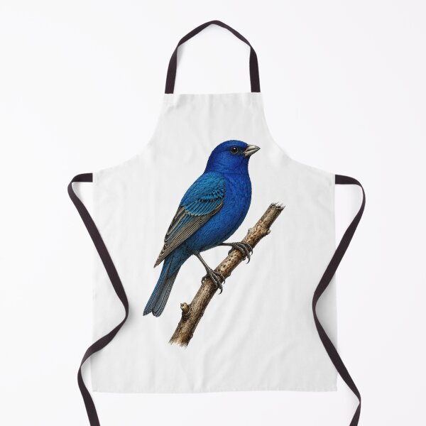 Item preview, Indigo Bunting Blue Songbird designed and sold by KrungiT Design .