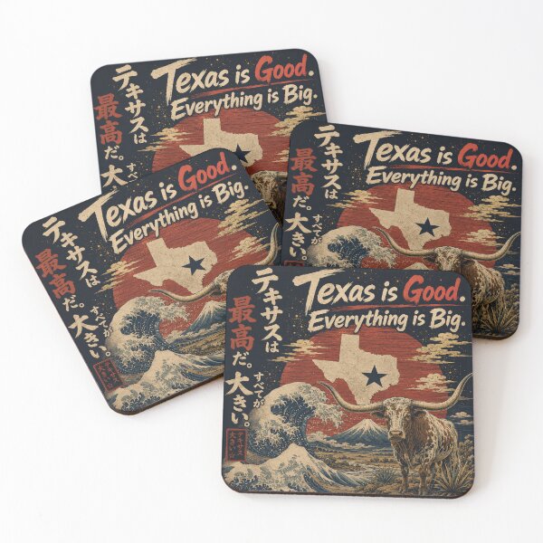 Item preview, Texas is good. Everything is Big. Japanese Ukiyo-e Edition designed and sold by SamuraiJAP.