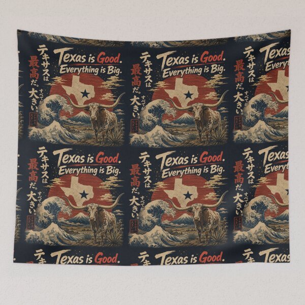 Item preview, Texas is good. Everything is Big. Japanese Ukiyo-e Edition designed and sold by SamuraiJAP.