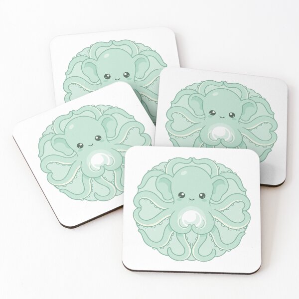 Item preview, Dreamy Mint Dumbo Octopus Pearl Symmetrical Art designed and sold by Arc2020.