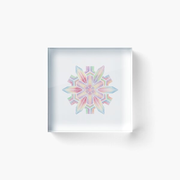 Item preview, Korean Traditional Pastel Geometric Floral Watercolor Pattern designed and sold by Yiruda-Art.