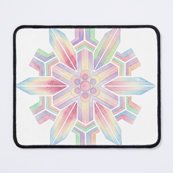 Item preview, Korean Traditional Pastel Geometric Floral Watercolor Pattern designed and sold by Yiruda-Art.