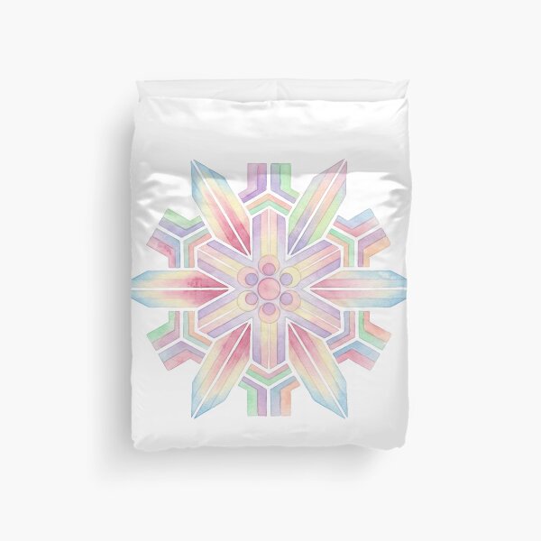 Item preview, Korean Traditional Pastel Geometric Floral Watercolor Pattern designed and sold by Yiruda-Art.