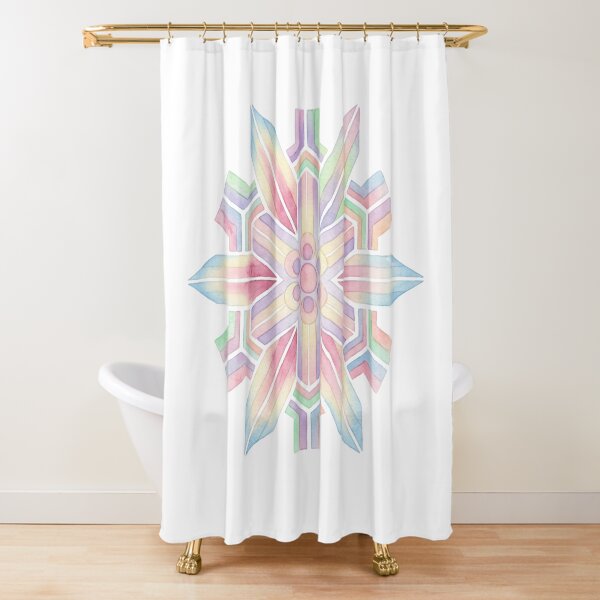 Item preview, Korean Traditional Pastel Geometric Floral Watercolor Pattern designed and sold by Yiruda-Art.