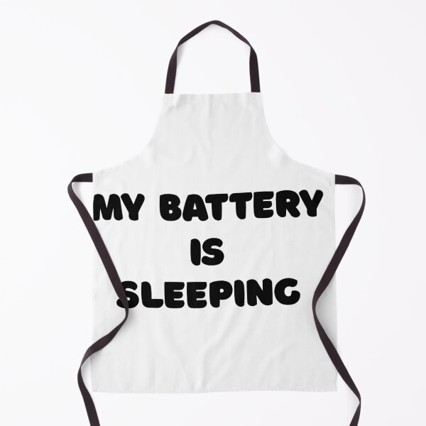 Item preview, My Battery Is Sleeping Hilarious Social Anxiety Low Energy Meme designed and sold by FarazDesign110.