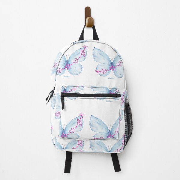 Item preview, Blue Butterfly and Shells Pink - Coastal Dream designed and sold by Theselinara.