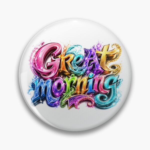 Item preview, Prismdust Morningflare: Great Morning in Magical 3D Graffiti designed and sold by BlissBlvdShop.