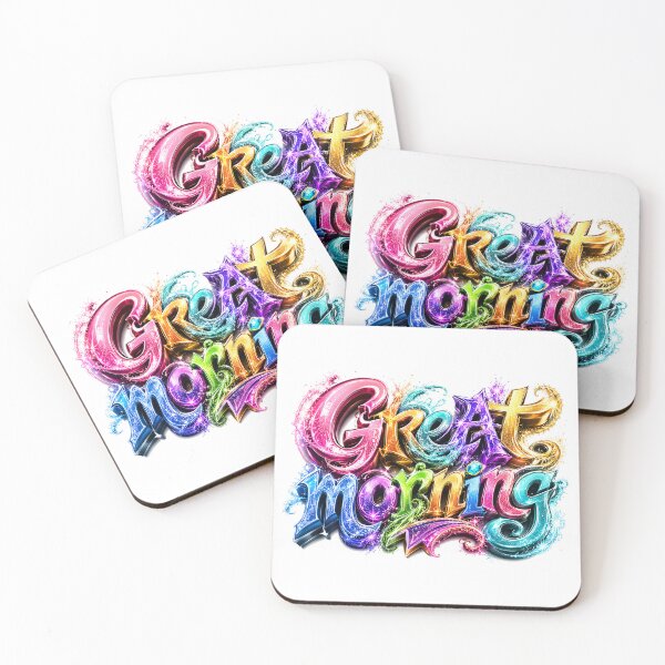 Item preview, Prismdust Morningflare: Great Morning in Magical 3D Graffiti designed and sold by BlissBlvdShop.