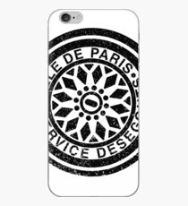 Paris Manhole Cover Print - Industrial Street Art iPhone Case