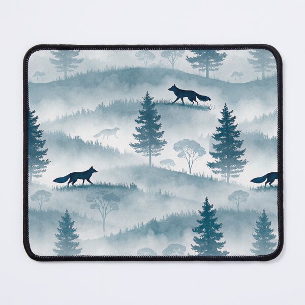 Item preview, Mystic Foxes in the Foggy Woods designed and sold by Soul Path.