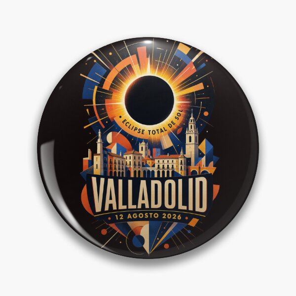 Item preview, Valladolid Eclipse Total de Sol 2026 Spain designed and sold by Print Loft.