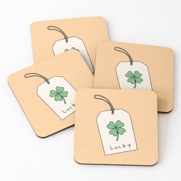 Item preview, Cute Lucky Four Leaf Clover Gift Tag Doodle Illustration designed and sold by ubborn.