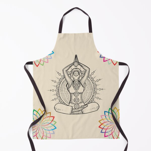 Item preview, Chakra Yoga Meditation Line Art Mandala Design designed and sold by Krishnacre8.