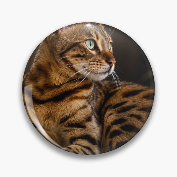 Item preview, Golden Gaze – Bengal Cat Portrait designed and sold by Kimberly Palmer.