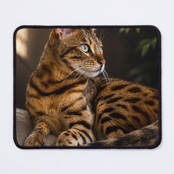 Item preview, Golden Gaze – Bengal Cat Portrait designed and sold by Kimberly Palmer.