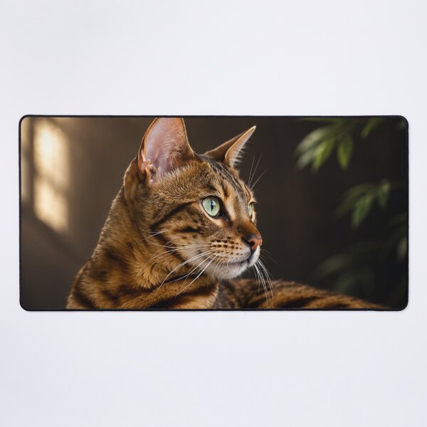 Item preview, Golden Gaze – Bengal Cat Portrait designed and sold by Kimberly Palmer.