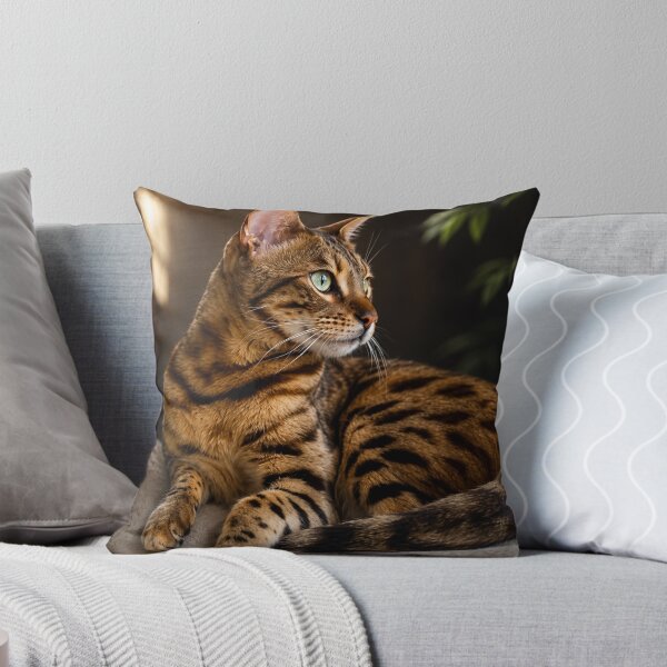 Item preview, Golden Gaze – Bengal Cat Portrait designed and sold by Kimberly Palmer.