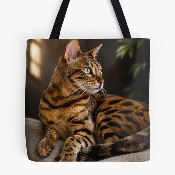 Item preview, Golden Gaze – Bengal Cat Portrait designed and sold by Kimberly Palmer.