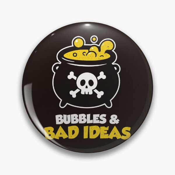 Item preview, Bubbles & Bad Ideas Funny Witch Cauldron designed and sold by CamaleonDesigns.