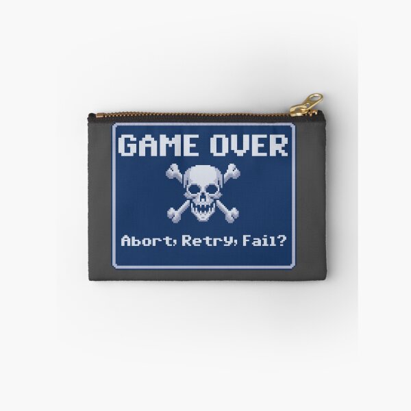 Item preview, Retro Pixel Game Over Skull designed and sold by Coin Inserted.