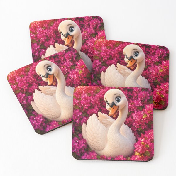 Item preview, Adorable Swan in Blooming Bougainvillea designed and sold by Pure Craft.