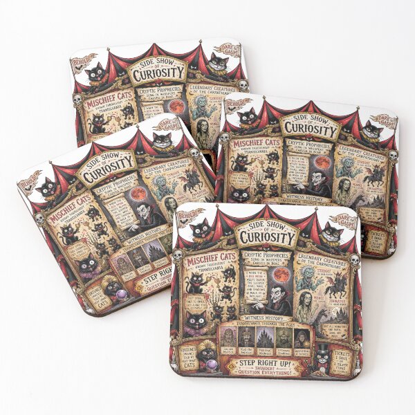 Item preview, Side Show: Mischief Cats designed and sold by Talpha.