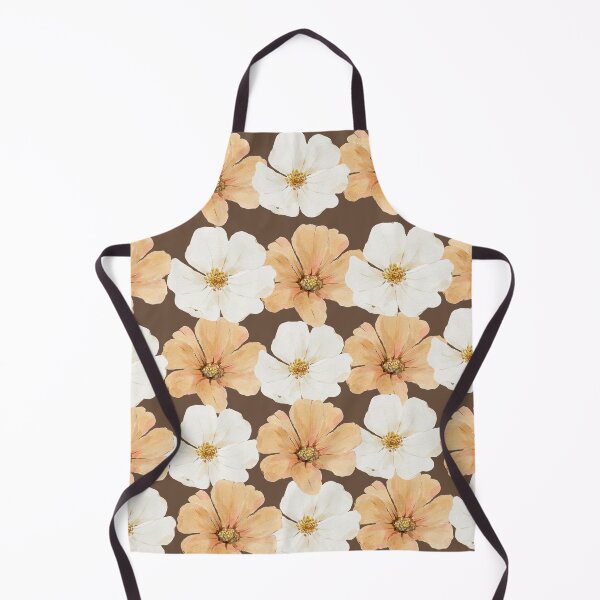 Item preview, Watercolour wildflower pattern peach & ivory designed and sold by Krishnacre8.