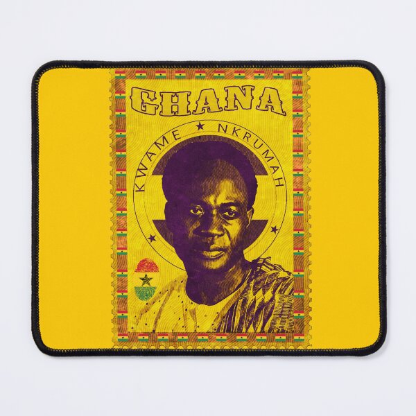 Item preview, Kwame Nkrumah Vintage Postage Stamp Ghana Independence leader Pan-African Revolutionary designed and sold by Youngkev-arts.