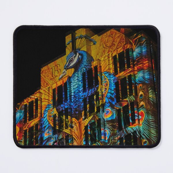 Item preview, Peacock Facade designed and sold by Eidetic Photos.
